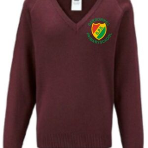 Garrowhill PS Knitted Jumper Maroon