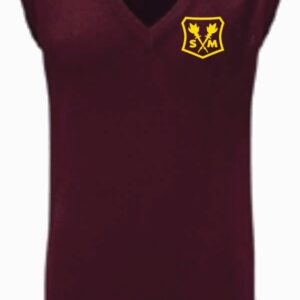 St Marthas PS Knitted Slipover Maroon