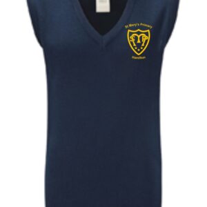 St Marys PS Hamilton Knitted Slipover Navy