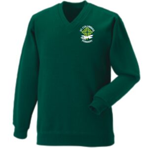 St Columbas PS V neck Sweat Bottle