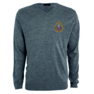 Our Lady of the Rosary PS V-Neck Jumper Mid Grey