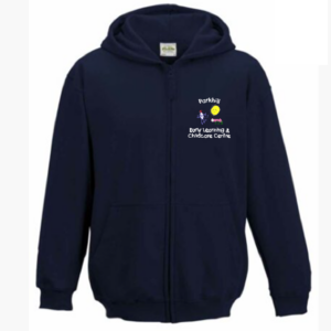 Parkhill ELCC Zipped Hoodie Navy