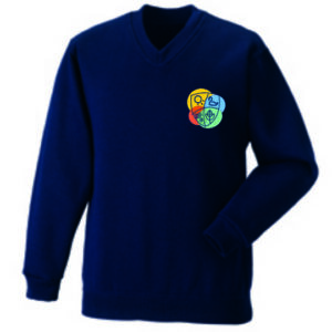 Montgomerie Park PS V Neck Sweat French Navy