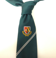 St Mungos High School Senior Tie Silver Ogilvie