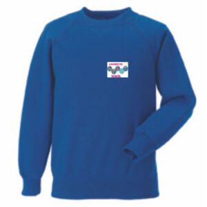 Lhanbryde Primary Crew Neck Sweat Bright Royal P1-P3