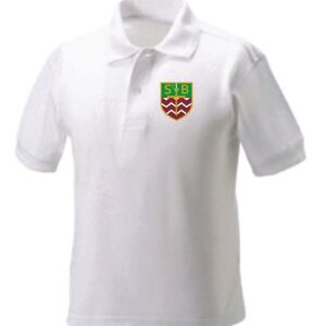 St Barbaras PS Poloshirt White