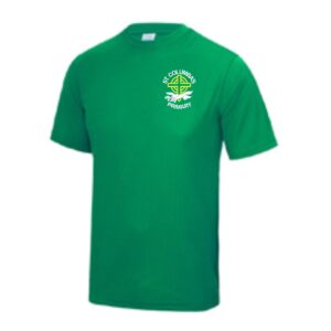 St Columbas PS T Shirt Kelly Green