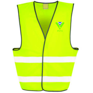 PSYV Hi Viz Vest Fluorescent Yellow
