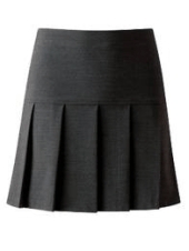 Mackie Academy Pleated School Skirt Black