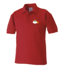 St Columbas Nrs School Poloshirt Red