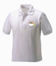 St Columbas Nrs School Poloshirt White