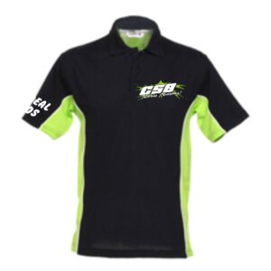 Central Scotland Autograss Poloshirt Black/Lime/White