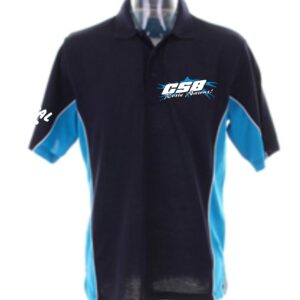Central Scotland Autograss Poloshirt Navy/Turquoise/White