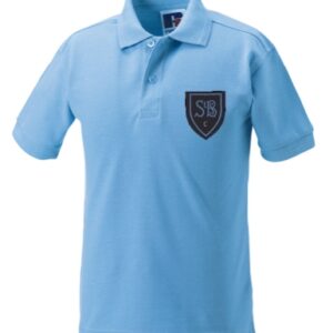 St Brides Primary School Cambuslang Poloshirt Sky