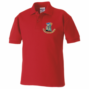 Holycross Nursery School Poloshirt Bright Red