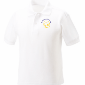 St Ninians Nursery School Poloshirt white