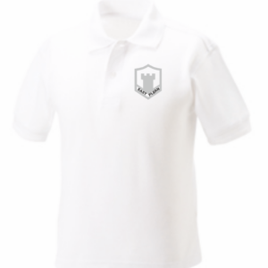 East Plean Primary School Poloshirt White