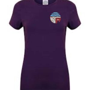 Oldmachar Academy Girls Fitted PE T-Shirt Purple