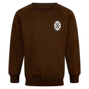 St Elizabeths PS Crew Neck Sweat Brown