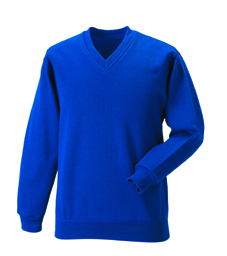 Oxgangs Primary School V Neck Sweatshirt Royal