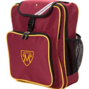 St Bernadettes PS Backpack Maroon/Gold