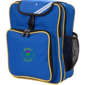 Greenhills PS School Backpack Royal/Gold
