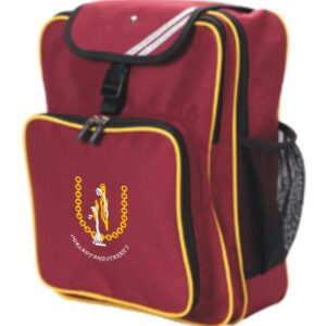 Our Lady & St Annes PS Backpack Maroon/Gold