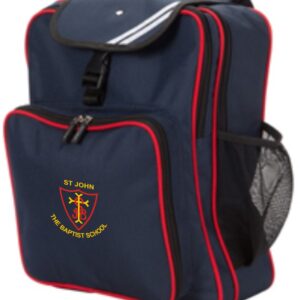 St John The Baptist Primary School School Bag Navy/Red