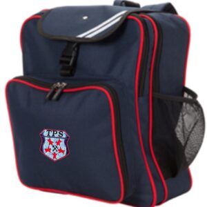 Tannochside PS School Bag Navy/Red