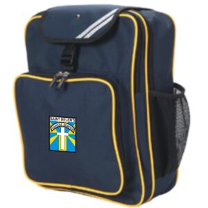 St Helens PS Backpack Navy/Gold