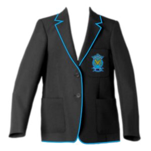St Margaret Marys HS Girls Braided Blazer Black