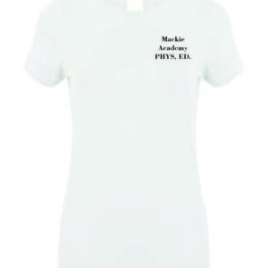 Mackie Academy Girls Fitted Tshirt White