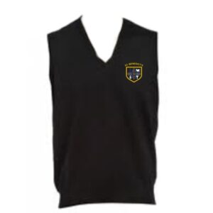 St Benedicts Primary School Knitted Slipover Black