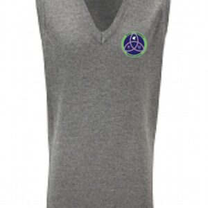 Holy Trinity PS Knitted Slipover Mid Grey