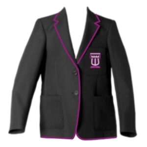 Wallace High School Boys Senior Braided Blazer Black