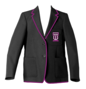 Wallace High School Boys Senior Braided Blazer Black