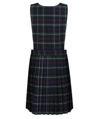 St Patricks Primary School Tartan Bib Pinafore Green