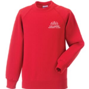 Callander Nursery Class Sweatshirt Bright Red