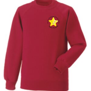 St John The Baptist Nursery Sweat Bright Red