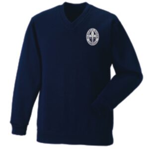 St Marys PS Larkhall Vneck Sweat Navy