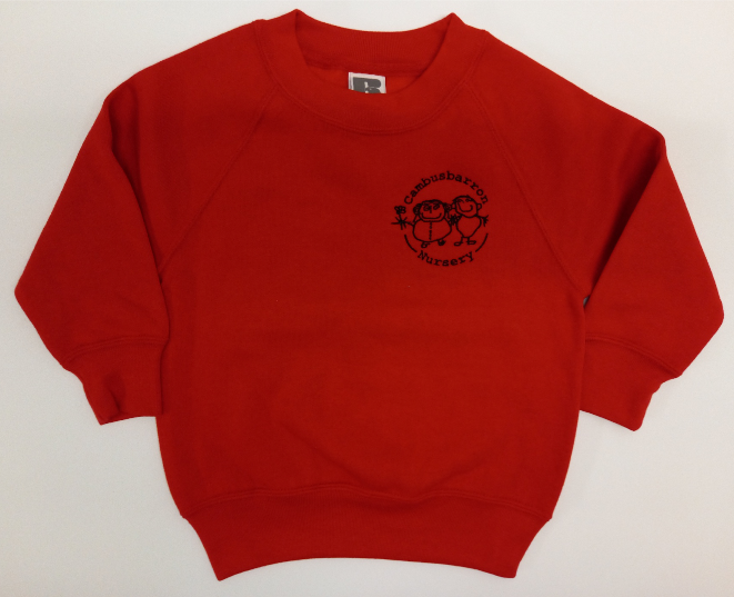 Cambusbarron Nursery School Sweatshirt Bright Red