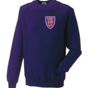 St Johns Academy Nursery Sweat Purple