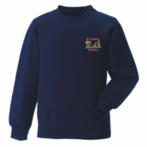 St Helens Nursery Crew Neck Sweatshirt Navy
