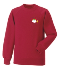 St Columbas Nrs School Sweatshirt Bright Red