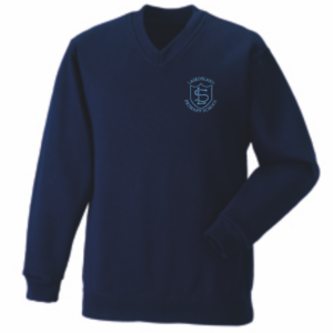 Lairdsland Primary School Vneck Sweatshirt Navy