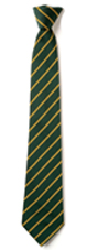 St Patricks PS Kilsyth Elasticated Tie Green/Gold