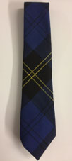 St Brides Primary School Bothwell Tie 45 Blue Tartan