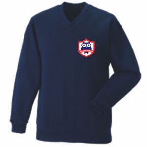 Neilsland Primary School V Neck Sweatshirt Navy
