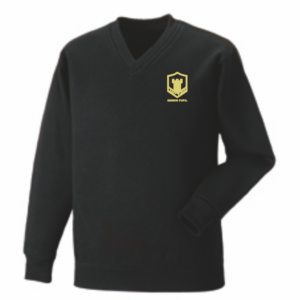 East Plean Primary School V-Neck Sweatshirt Black