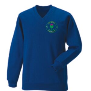 Greenhills PS Vneck Sweat Royal